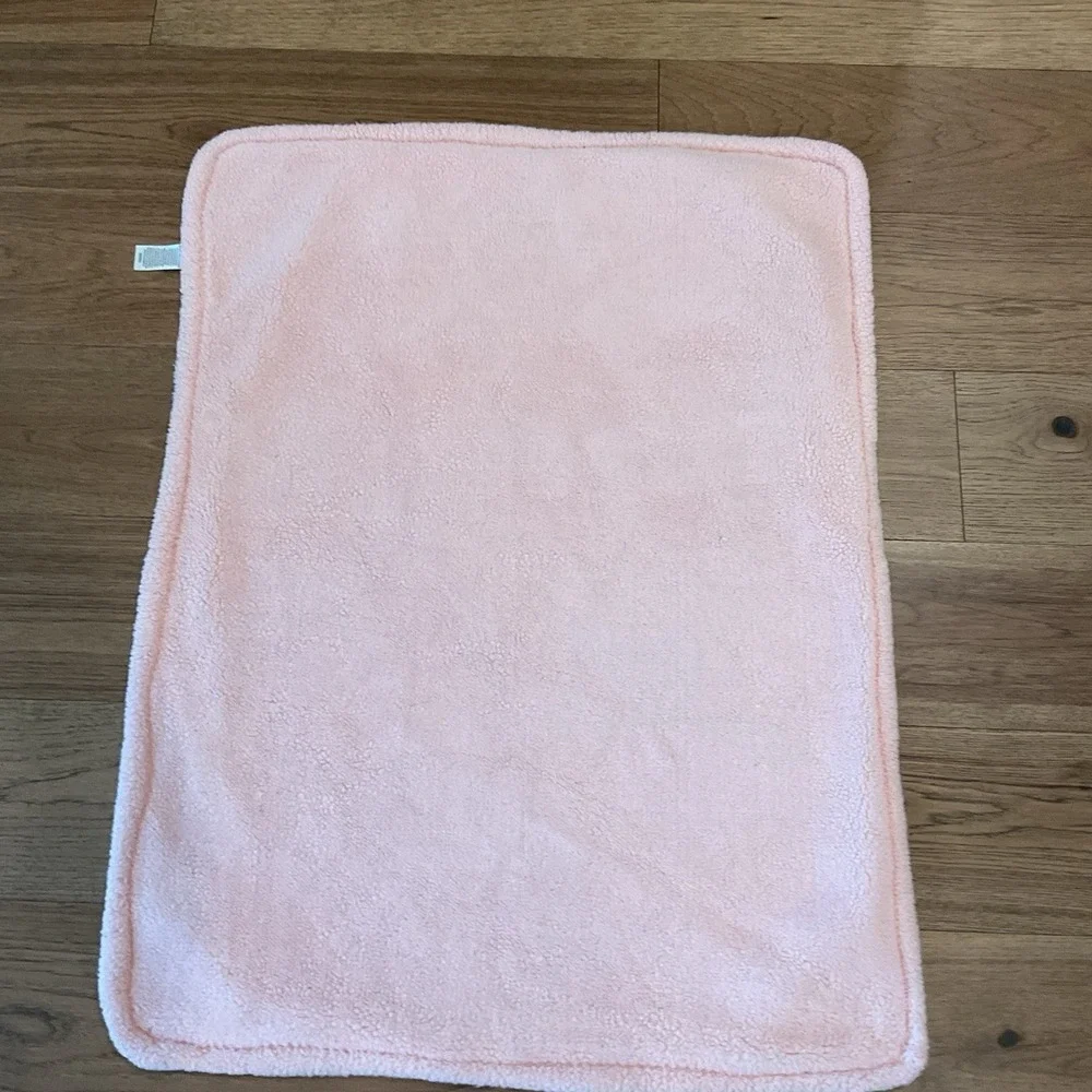 Baby Starters Girls Cowgirl Blanket Pink Western Reversible Boots Hat 30 X 40